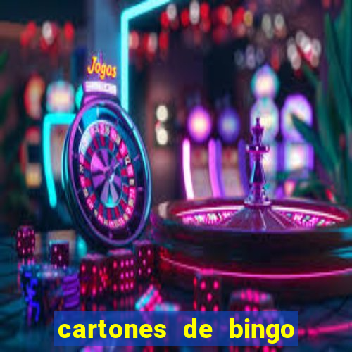 cartones de bingo para imprimir