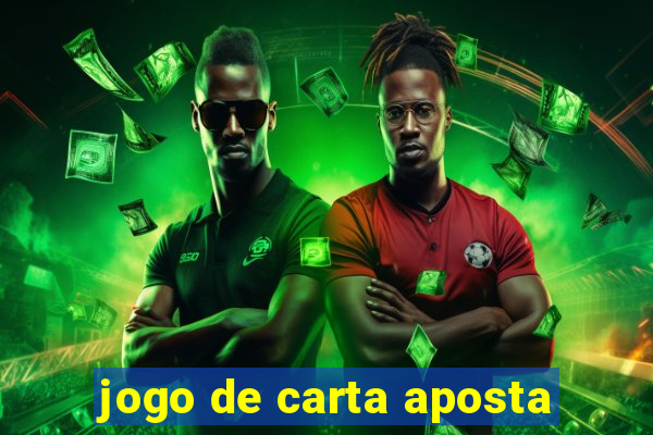 jogo de carta aposta