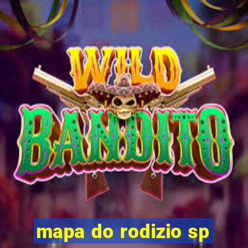 mapa do rodizio sp