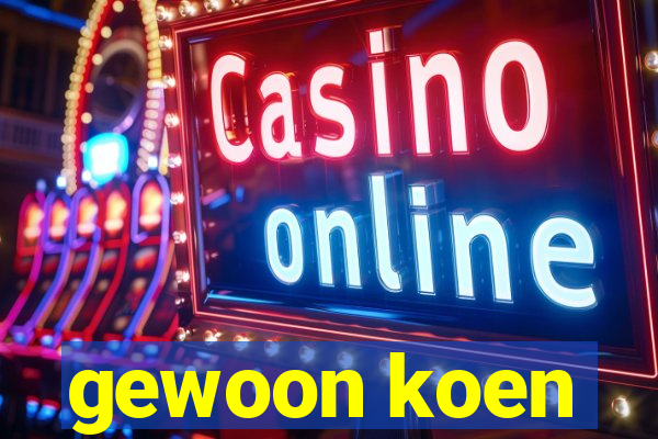 gewoon koen