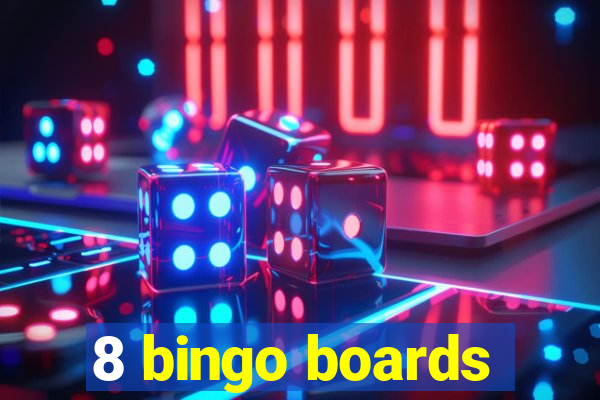 8 bingo boards