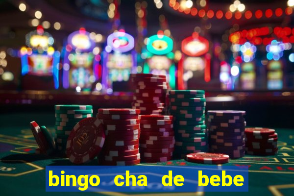 bingo cha de bebe cartelas para imprimir