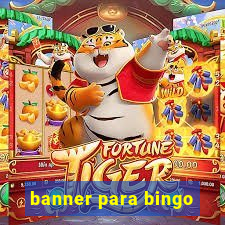 banner para bingo