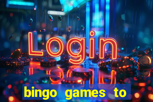 bingo games to play at home