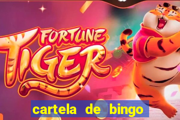 cartela de bingo para educa??o infantil