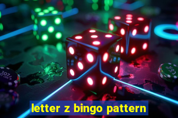 letter z bingo pattern