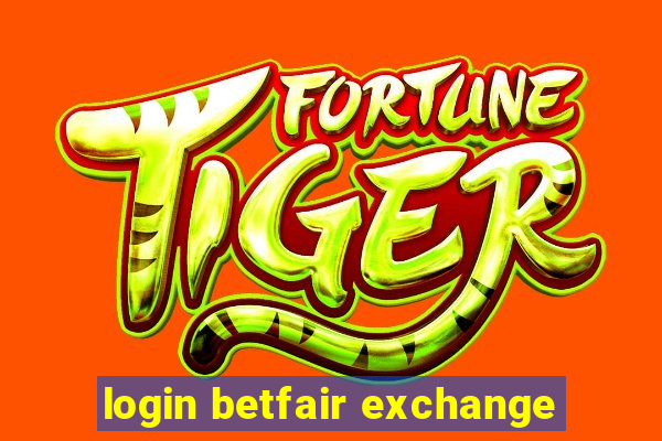 login betfair exchange