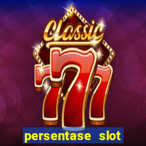 persentase slot hari ini