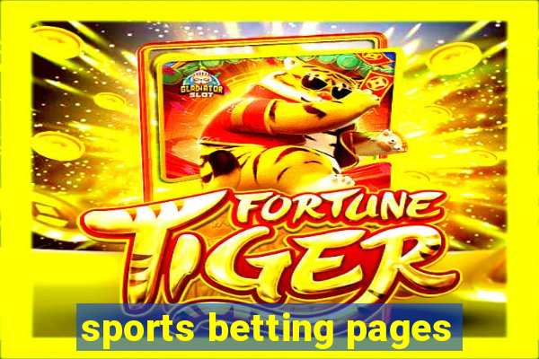 sports betting pages