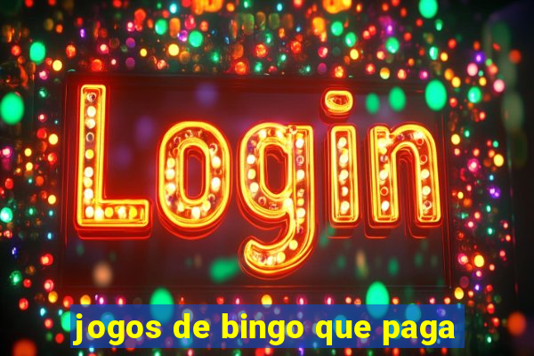 jogos de bingo que paga