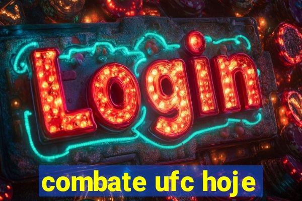 combate ufc hoje