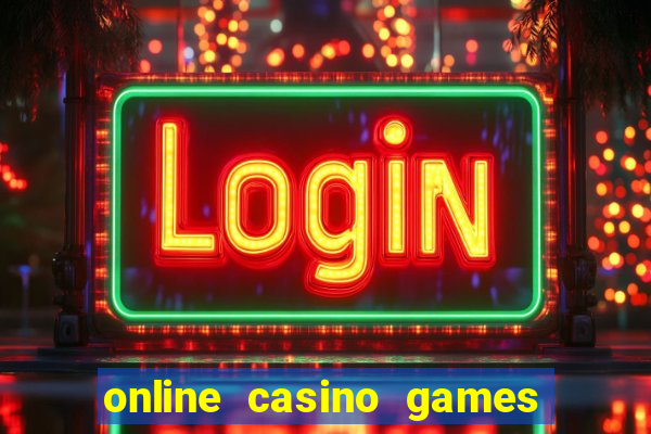 online casino games for real cash