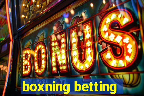 boxning betting