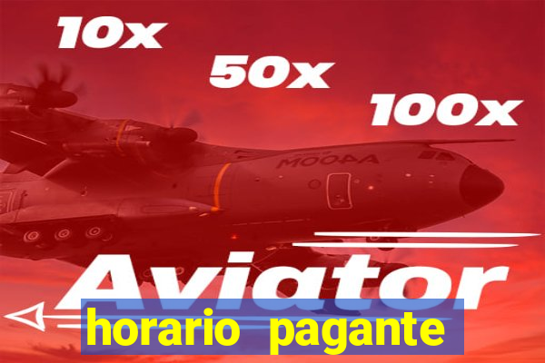 horario pagante fortune tiger