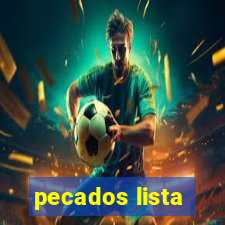 pecados lista