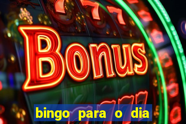 bingo para o dia do estudante