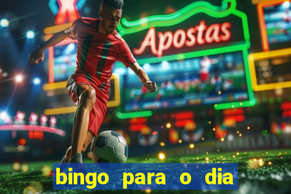 bingo para o dia do estudante