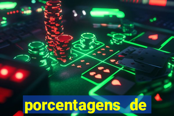 porcentagens de jogos pagantes