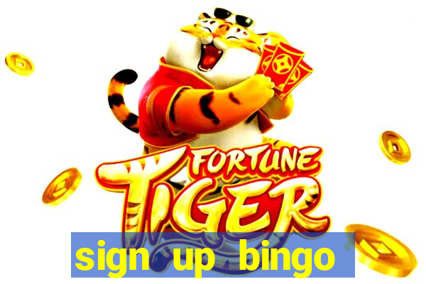 sign up bingo bonus no deposit