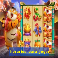 horarios para jogar fortune ox