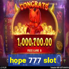 hope 777 slot