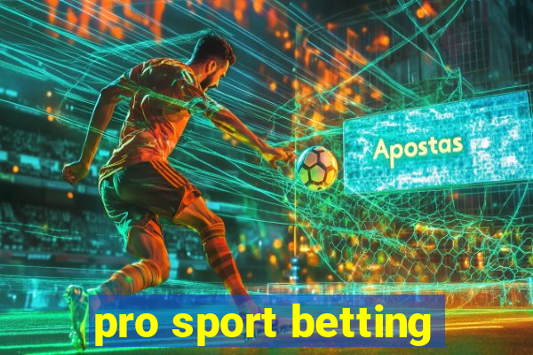 pro sport betting