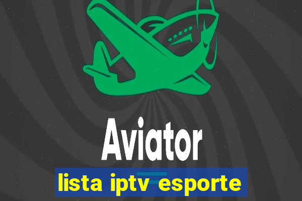 lista iptv esporte