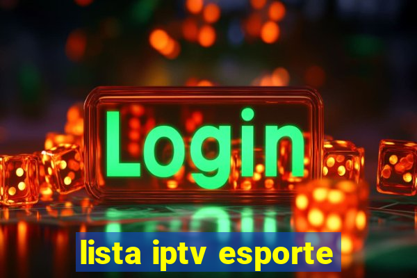 lista iptv esporte