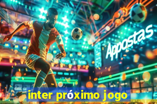 inter próximo jogo