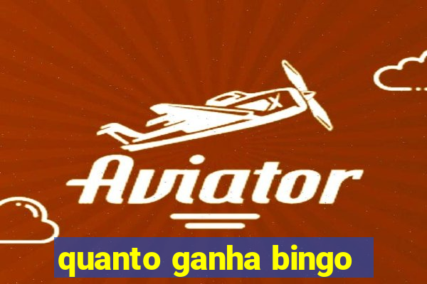 quanto ganha bingo