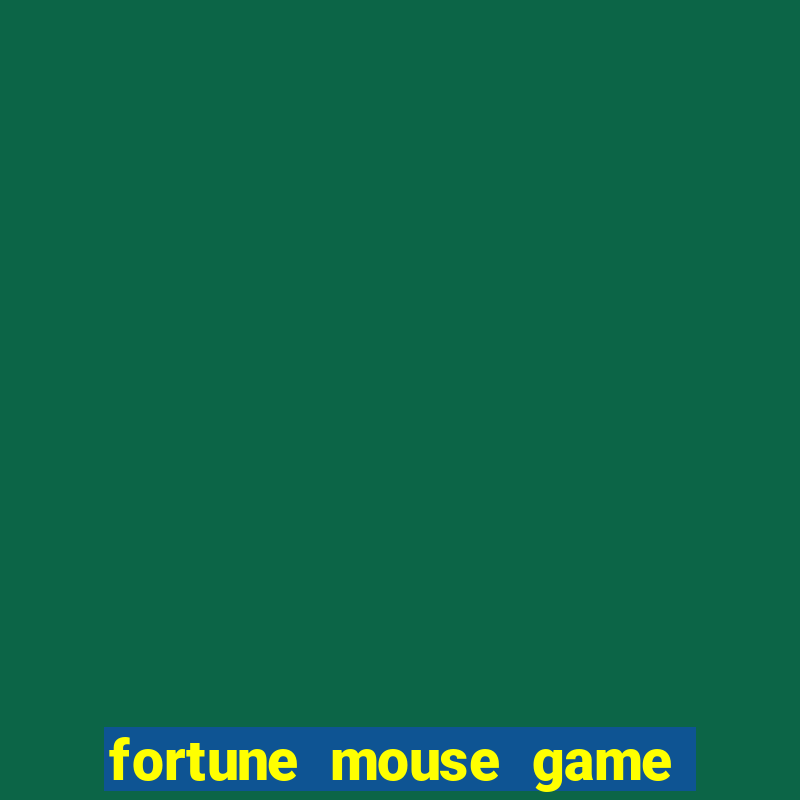 fortune mouse game real money