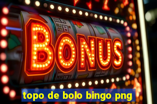 topo de bolo bingo png