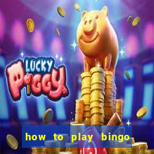 how to play bingo bonus scratch card