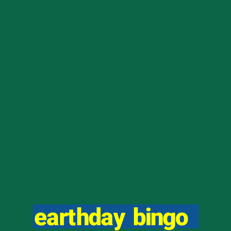 earthday bingo