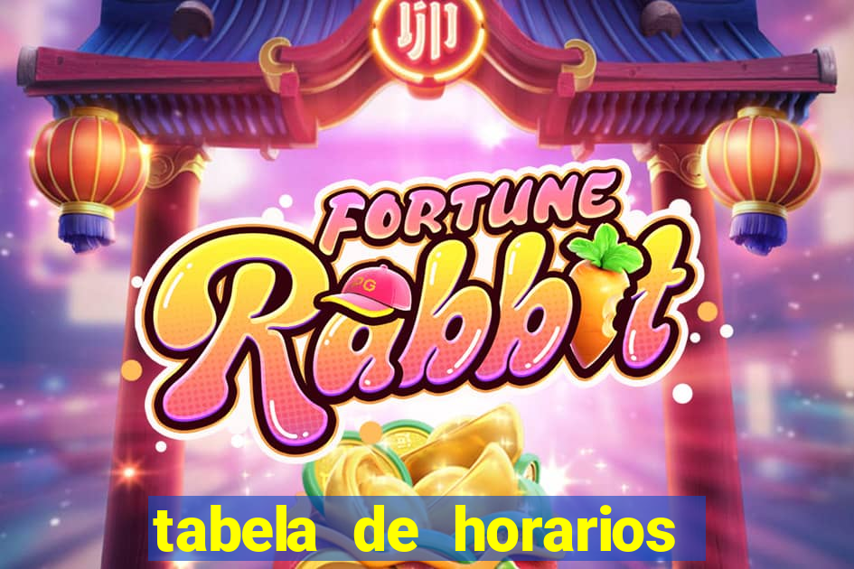 tabela de horarios fortune tiger