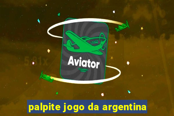 palpite jogo da argentina