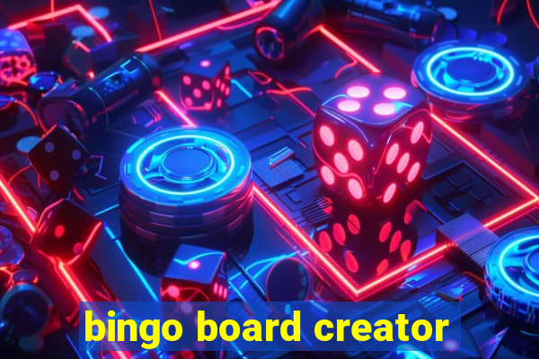 bingo board creator