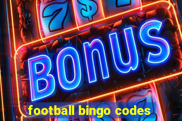 football bingo codes