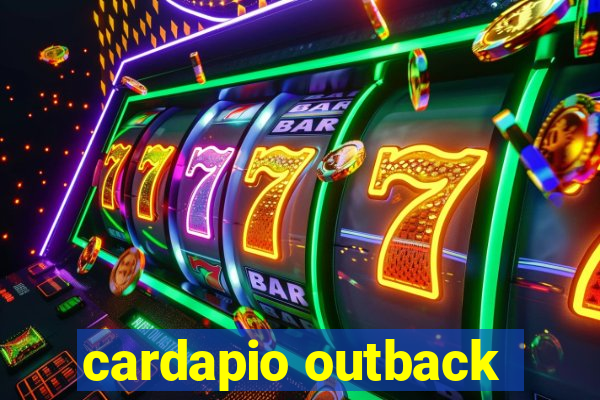 cardapio outback