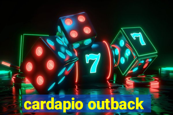 cardapio outback