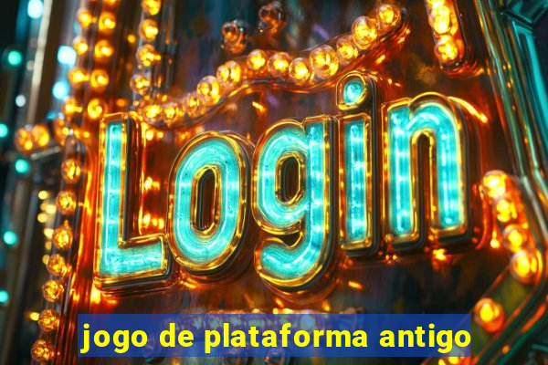 jogo de plataforma antigo