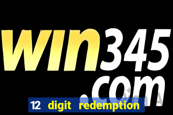 12 digit redemption code for golden hearts casino