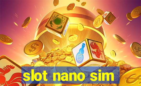 slot nano sim