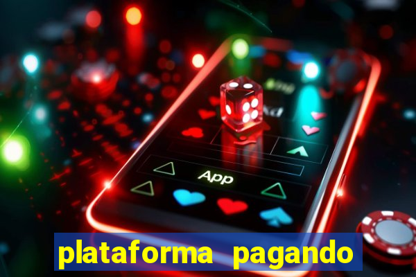 plataforma pagando bonus no cadastro