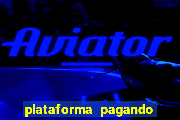 plataforma pagando bonus no cadastro