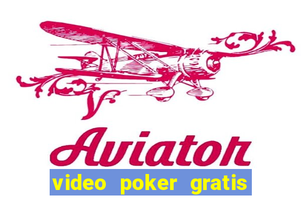 video poker gratis slot machine