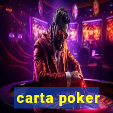 carta poker