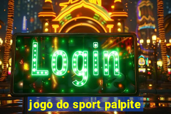 jogo do sport palpite