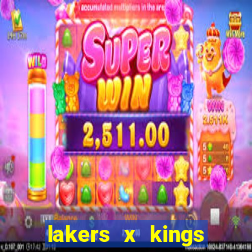 lakers x kings onde assistir