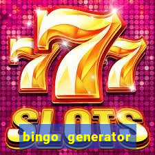 bingo generator with images